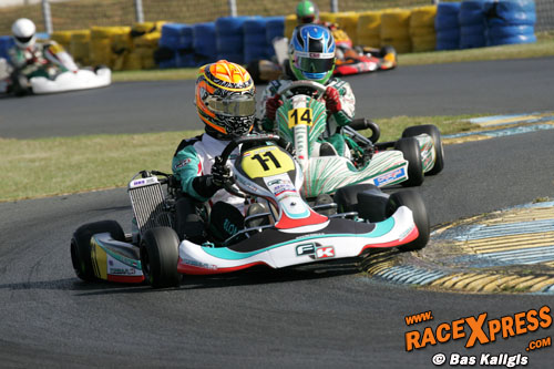 Dave Blom snel bij Rotax Junioren en in KF3, maar rijdt in Zuera Max Senior